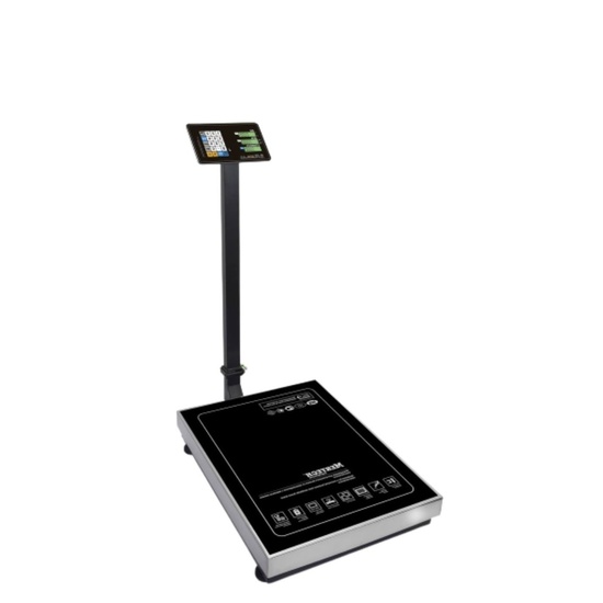 Торговые напольные весы M-ER 333 ACLP-300.50/100 "TRADER" с расч. стоимости LCD