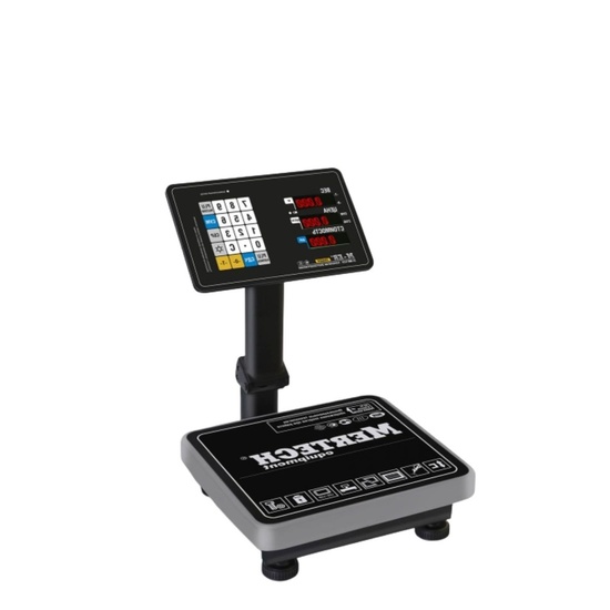 Торговые напольные весы M-ER 333 ACPU-60.20 с расч. стоимости LED